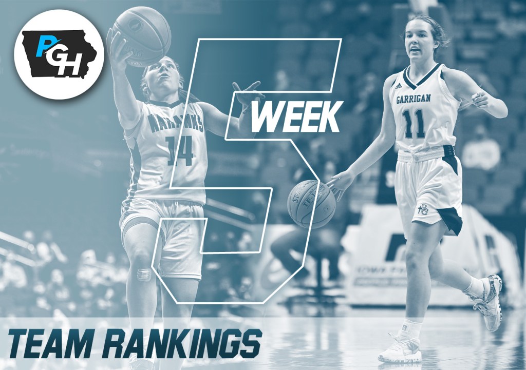 PGH Iowa Week Five Team Rankings