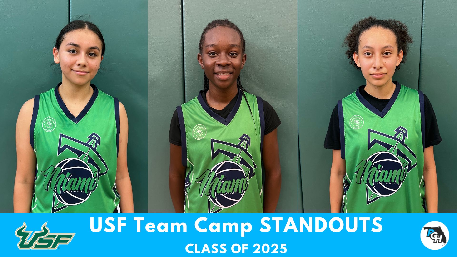 USF Team Camp Stand Outs Class of 2025 Prep Girls Hoops
