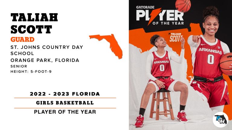 Taliah Scott Named Florida Gatorade Player of the Year