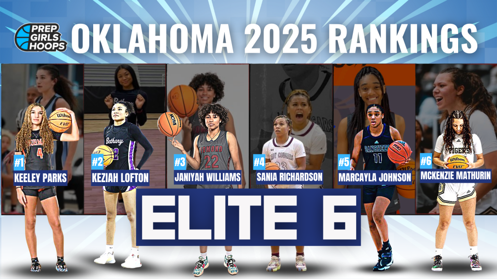 Oklahoma 2025 Rankings "Elite 6" Prep Girls Hoops