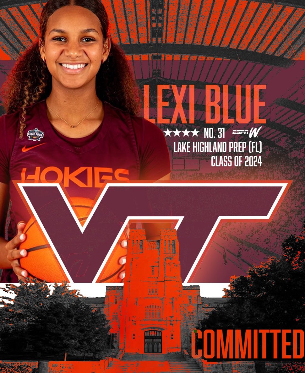 Lexi Blue Commits To Virginia Tech