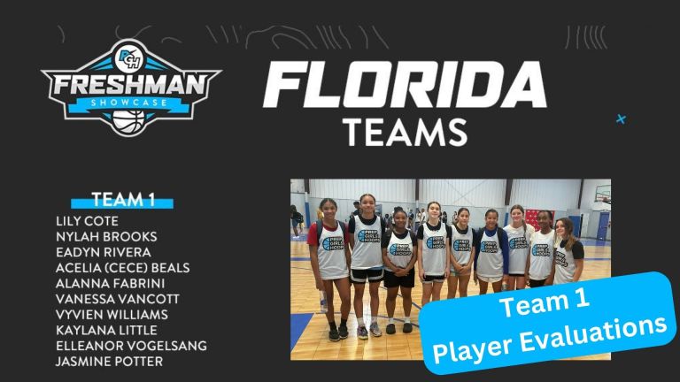 PGH Florida Freshman Showcase Team 1 Evaluations