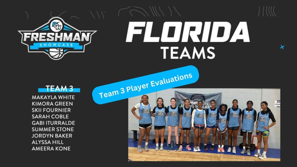 PGH Florida Freshman Showcase Team 3 Evaluations