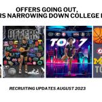 Offers Going Out, Players Narrowing Down College Lists