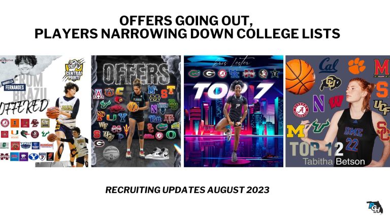 Offers Going Out, Players Narrowing Down College Lists