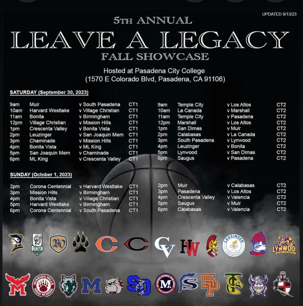 Leave A Legacy Fall Showcase; Bigs That Impressed Part 1