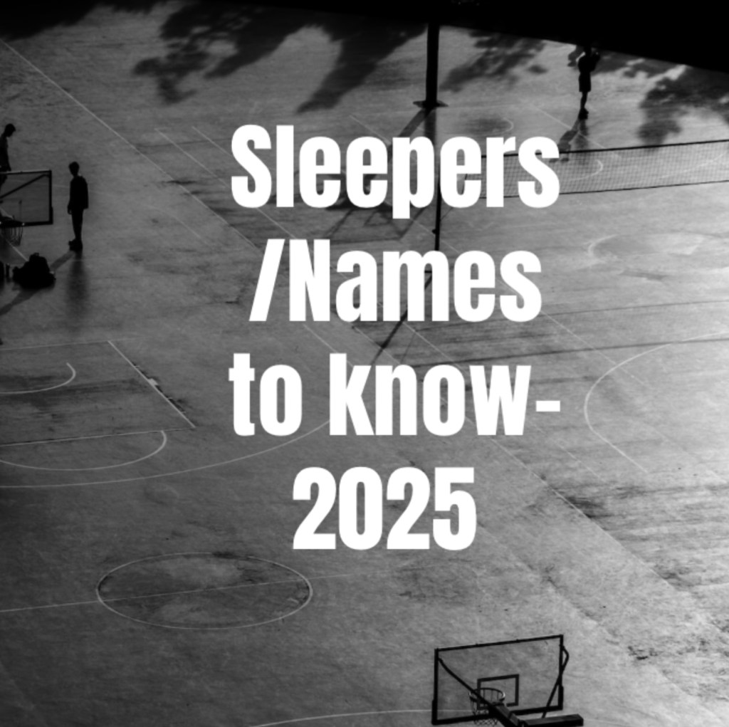 2025 Sleepers/New Names To Know