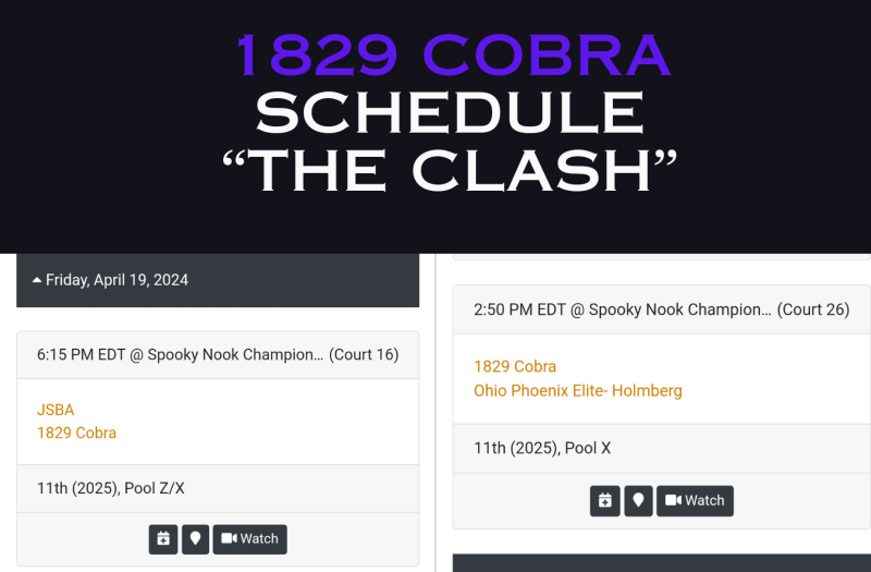 1829 Cobra Preview &#8220;The Clash&#8221;