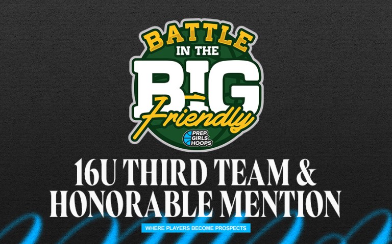 Big Friendly 16U Third Team and Honorable Mentions