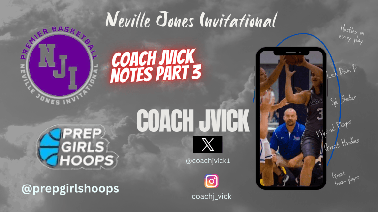 Neville Jones Invitational: Coach JVick Final Notes