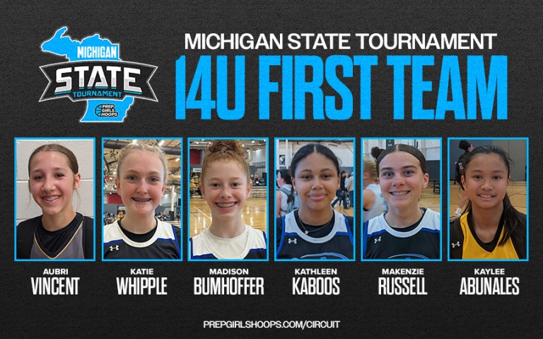MICHIGAN STATE TOURNAMENT: 14U All-Tourney Team