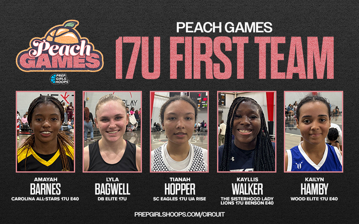 PGH Peach Games 17U First Team All-Tournament