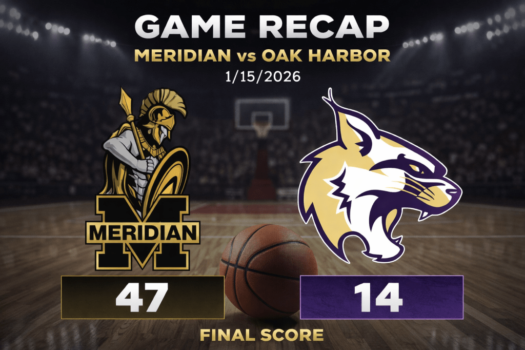 Game Recap: Meridian vs Oak Harbor - 1/15/2026