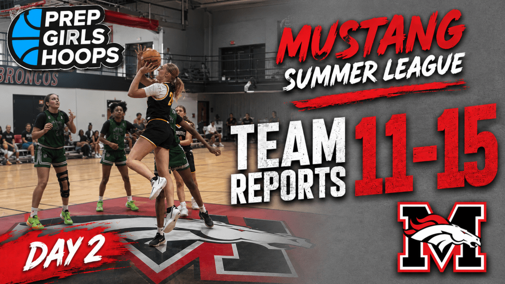 Mustang Summer League Day 2 Report Teams (11-15)